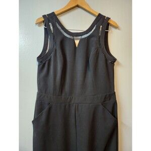 XOXO Women's Black Jumpsuit Size 11/12 Open Back Sleeveless With Pockets